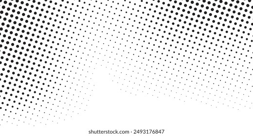Background with monochrome dotted texture. Polka dot pattern template vector dots pattern