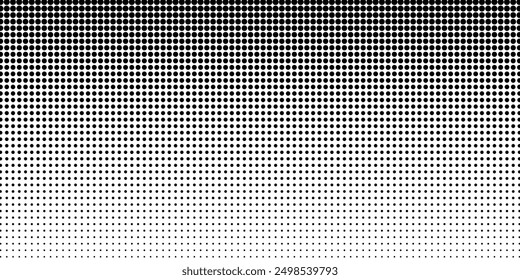 Background with monochrome dotted texture. Polka dot pattern template. vector ilustration