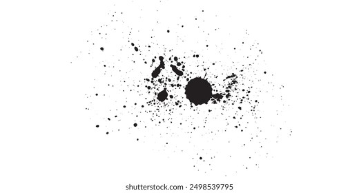 Background with monochrome dotted texture. Polka dot pattern template. vector ilustration