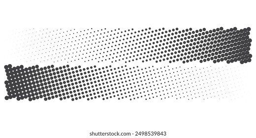 Background with monochrome dotted texture. Polka dot pattern template. vector ilustration