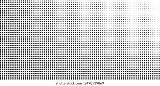 Fondo con textura monocromática punteada. Plantilla de patrón de lunares. ilustración de Vector