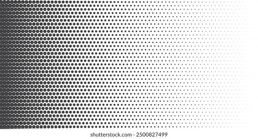 Background with monochrome dotted texture. Polka dot pattern template. modern