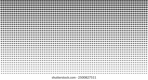 Hintergrund mit monochromer, gepunkteter Textur. Vorlage für Polka-Punkte. modern