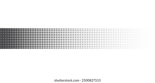 Background with monochrome dotted texture. Polka dot pattern template. modern