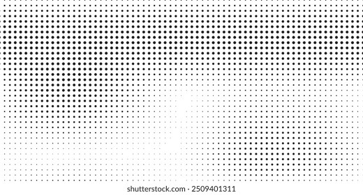 Background with monochrome dotted texture. Polka dot pattern template vector dots pattern