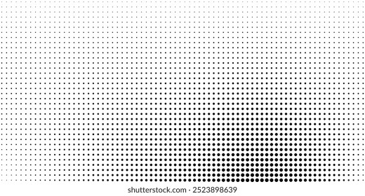 Background with monochrome dotted texture. Polka dot pattern template. vector ilustration