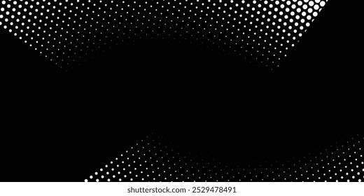 Background with monochrome dotted texture. Polka dot pattern template. Background with black dots - stock vector dots background dots halftone arts