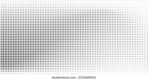 Background with monochrome dotted texture. Polka dot pattern template vector dots pattern