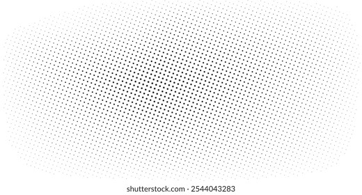 Background with monochrome dotted texture. Polka dot pattern template