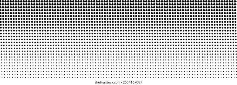 Background with monochrome dotted texture. Polka dot pattern template. vector ilustration