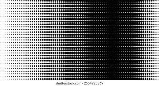 Background with monochrome dotted texture. Polka dot pattern template vector dots pattern modern arts dotted design circle. vector ilustration