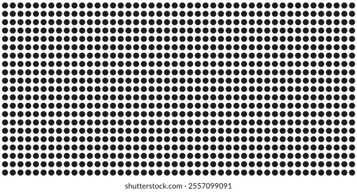 Background with monochrome dotted texture. Polka dot pattern template vector dots pattern