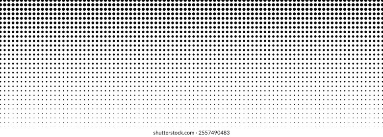 Background with monochrome dotted texture. Polka dot pattern template. vector ilustration