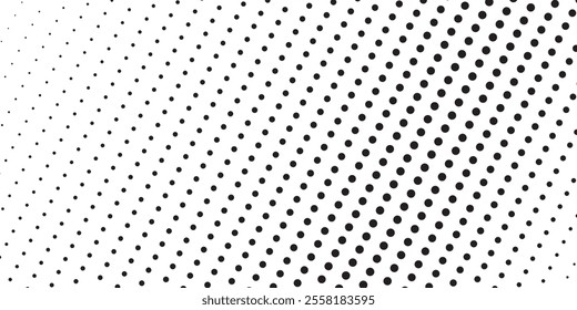 Background with monochrome dotted texture. Polka dot pattern template vector illustration eps10
