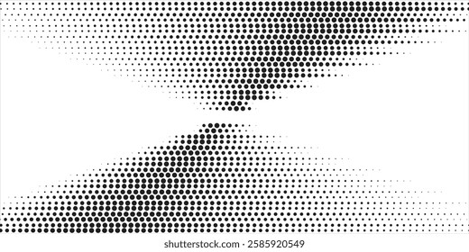 Background with monochrome dotted texture. Polka dot pattern