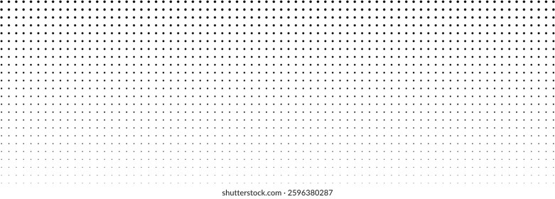 Background with monochrome dotted texture. Polka dot pattern template. vector ilustration