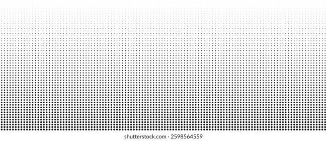 Background with monochrome dotted texture. Polka dot pattern template. vector ilustration