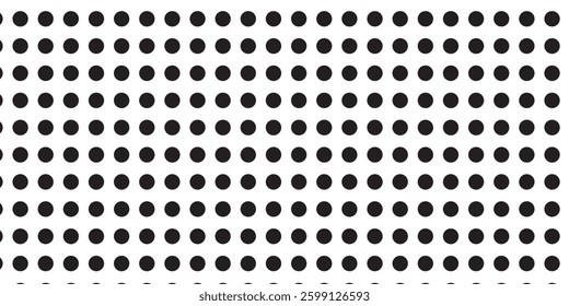 Background with monochrome dotted texture. Polka dot pattern template. Background with black dots - stock vector dots background vector dots illustration vector modern