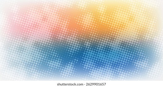 Background with monochrome dotted texture. Polka dot pattern template. vector ilustration