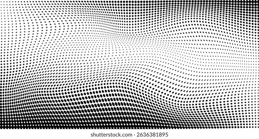 Background with monochrome dotted texture. Polka dot pattern template. vector ilustration