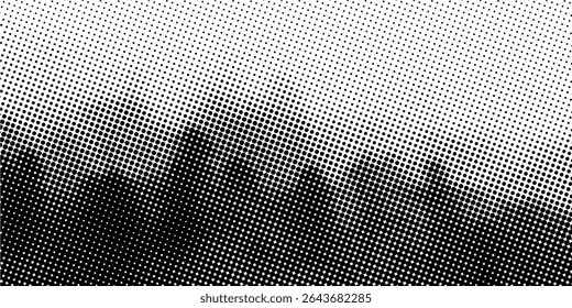 Background with monochrome dotted texture. Polka dot pattern template vector dots pattern. modern