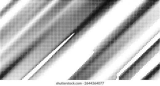Fundo com textura pontilhada monocromática. Modelo de padrão de ponto polka. ilustração vetorial