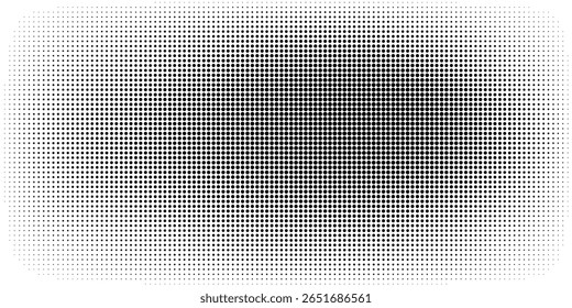 Background with monochrome dotted texture. Polka dot pattern template vector dots pattern
