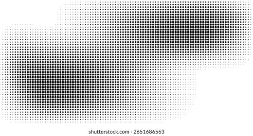 Background with monochrome dotted texture. Polka dot pattern template vector dots pattern