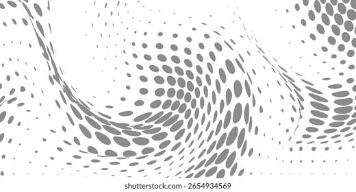 Fundo com textura pontilhada monocromática. Padrão de ponto polka modelo de vetor pontos padrão