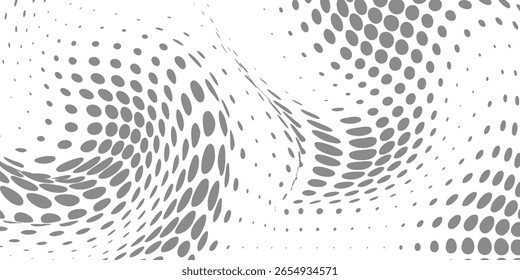 Fondo con textura monocromática punteada. Patrón de lunares patrón de Vectores de Plantilla