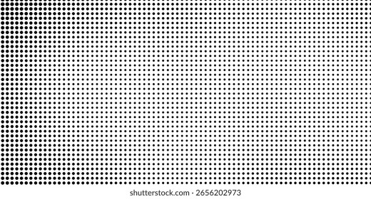 Background with monochrome dotted texture. Polka dot pattern template vector dots pattern
