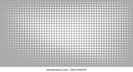 Background with monochrome dotted texture. Polka dot pattern template. vector ilustration
