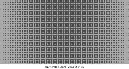 Background with monochrome dotted texture. Polka dot pattern template. vector ilustration