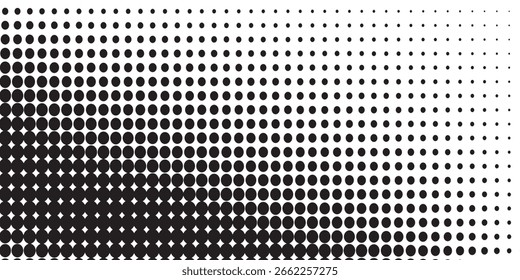 Hintergrund mit monochromer, gepunkteter Textur. Vorlage für Punktmuster