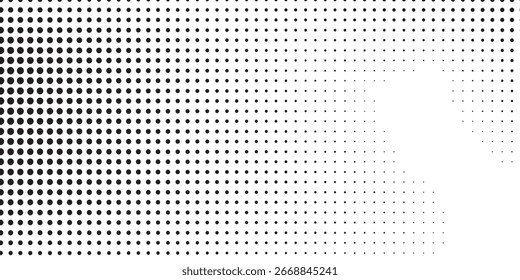 Background with monochrome dotted texture. Polka dot pattern template. vector ilustration good art