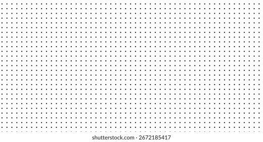 Fondo con textura monocromática punteada. Patrón de lunares patrón de Vectores de Plantilla