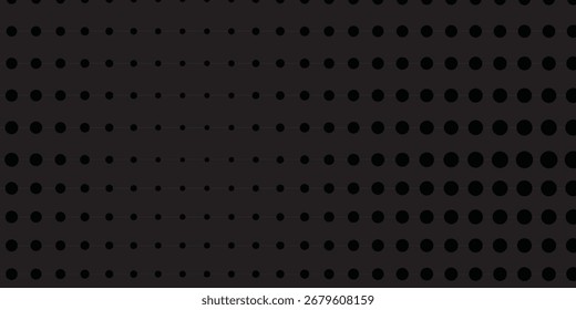 Fondo con textura monocromática punteada. Plantilla de patrón de lunares. ilustración de Vector
