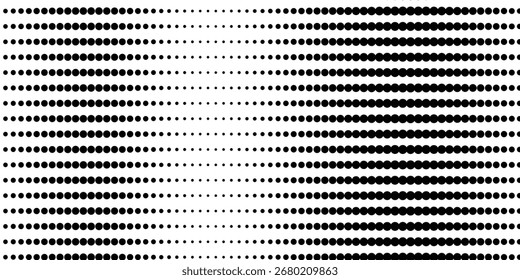 Fondo con textura monocromática punteada. Vector de fondo de Plantilla de patrón de lunares eps10
