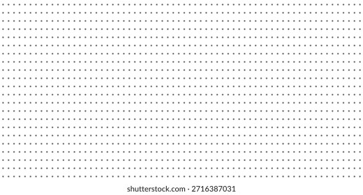 Hintergrund mit monochromer, gepunkteter Textur. Polka Punktmuster Vorlage Vektor Punkte Muster