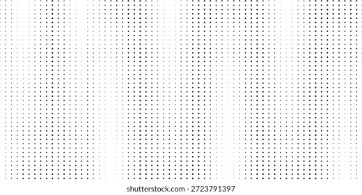 Fondo con textura monocromática punteada. Patrón de lunares patrón de Vectores de Plantilla