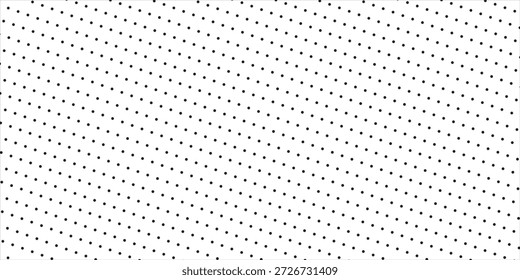 Fondo con textura monocromática punteada. Patrón de lunares patrón de Vectores de Plantilla