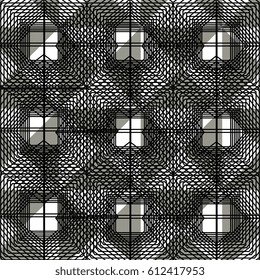 Background of monochrome geometric figures