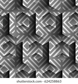 Background of monochrome geometric figures