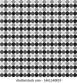 Background monochrome small circles on white