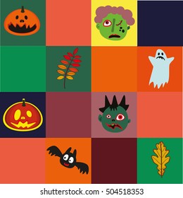 background monsters Halloween