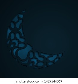 background of moon pattern vector