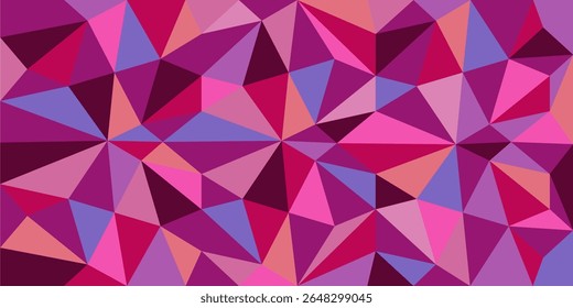 background with mosaic triangle pattern