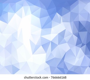 Background of the mosaic, triangle vector with transparent sheet is light blue