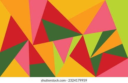 The background is a mosaic of various colors that are suitable for the background