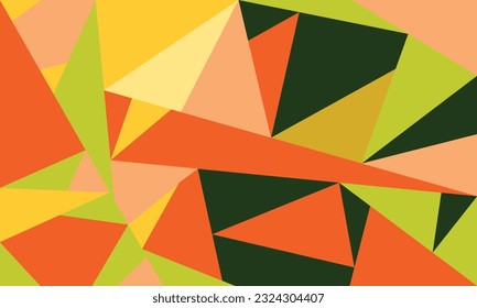 The background is a mosaic of various colors that are suitable for the background